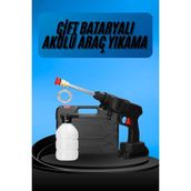 Senson Akülü Oto Araç Yıkama Yüksek Basınçlı Araba Yıkama Makinesi Şarjlı ( Lisinya )
