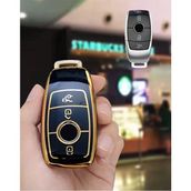 Şenyıldız Aksesuar Mercedes B C E Sınıfı C180 C200 Glc Cla Cle Amg W205 W213 W222 E200 300 Anahtar Koruma Kılıfı - Siyah