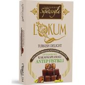 Sepetçioğlu Kakao Kaplamalı Antep Fıstıklı Çifte Kavrulmuş Lokum 200G