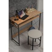 Sepetink Çalışma Masası Bilgisayar Laptop Ofis Masası Okul Ev Atlantik Çam - Beyaz
