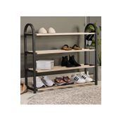 September Collection Masif Ahşap Ayakkabılık Dekoratif Ve Portatif Ayakkabılık 4 Katlı Ahşap Ayakkabılık Ahşap Raf