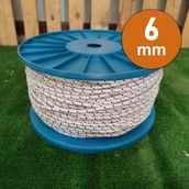 Sera Trend 6 mm 250 Metre Örgü Halat Iskota Halat Denizci Tekne Halatı Salıncak İp Dağcı İp Halat - 1 Adet