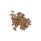 Serhat Aksesuar ve El İşçilik 12 Mm Arpa Kahverengi (22X6 MM) Ahşap Boncuk 35 gr (70 ADET)