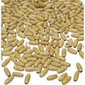 Serhat Aksesuar ve El İşçilik 8 Mm Arpa 14x5 Mm Ham Ahşap Boncuk 34 gr (175 ADET)