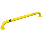 Şerit Ayırıcı Bariyer , Oto Park Araç Stoperi, Otopark Demiri Sarı 140 x 60 mm - Sarı - Siyah