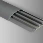 Sert Plastik 75x20 Balık Sırtı Kablo Kanalı Yapışkanlı (gri) 2 Mt
