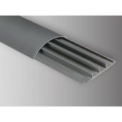 Sert Plastik90x20 Balık Sırtı Kablo Kanalı Yapışkanlı Gri 44 Mt