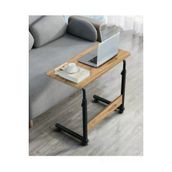 Servetavcı Filament Mobilya Yükseklik Ayarlı Laptop Sehpası Ve Çalışma Masası - Atlantik Çam (Tekerli) Oval Kenar - 70X40
