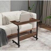 servetavcı Yükseklik Ayarlı Laptop Sehpası ve Çalışma Masası - Ceviz (Tekerli) - Y: 70 cm D: 40 cm G: 70 cm