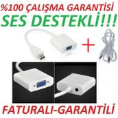 Ses Destekli HDMI To Vga Dönüştürücü