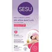 Sesu Hassas Ciltler 2x20'li Vücut Ağda Bandı