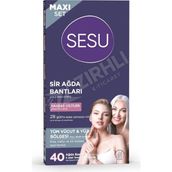 Sesu Hassas Ciltlere Özel Maxi 2x40'lı Ağda Bandı