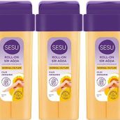 Sesu Normal Cilt Sarı 3x100 ml Roll-On Sir Ağda