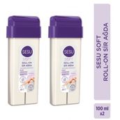 Sesu Normal Ciltler 100 ml x 2 Adet Soft Roll-On Sir Ağda