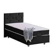 Setay Glamis 120x200 CM Antrasit Tek Kişilik Baza Başlık Letto Yatak Seti