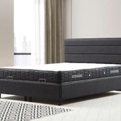 Setay Mobilya 160x200 cm Motya Antrasit Baza ve Başlık Seti