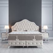 Setay Mobilya 160x200 cm Perla Baza Başlık Ve Yatak Seti
