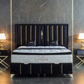 Setay Mobilya 180X200 Golden Baza Başlık Ve Yatak Seti