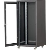 Setrack 19'' 26U 600X800 Tekerlekli Camlı Rack Kabinet - 1 TB - Yok