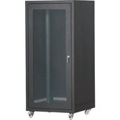 Setrack 19'' 42U 600X800 Camlı Tekerlekli Rack Kabinet - 1 TB - Yok
