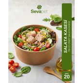 SEVAPET 750 CC CRAFT SALATA KASESİ / 20 ADET KULLAN AT KASE