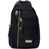 Seventeen 3473-22 Siyah Çizgili Body Bag Erkek Çapraz Çanta