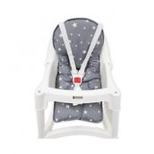 Sevi Bebe ART-150 Gri Yıldız Mama Sandalyesi Minderi