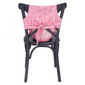 Sevi Bebe ART-152 Pembe Yıldız Kumaş Mama Sandalyesi