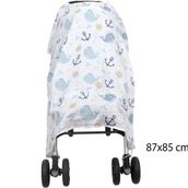 Sevi Bebe ART-315 Pano Baskılı Müslin Bebek Arabası Örtüsü