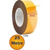 ŞEYLİŞEYLER Şeylişeyler - Çift Taraflı Bant 18 mm x 25 Metre Ince Yapışkanlı Genel Amaçlı Bant (6 Adet)
