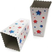 ŞEYLİŞEYLER Şeylişeyler - Popcorn Mısır Kutusu Büyük Boy Karton Bardak 50 Adet (1 Paket)