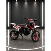 Sfm 2025 Model Mini Cros 49CC Çocuk Cross Motosikleti Kırmızı Renk Off Road Kullanım İçin Uygun