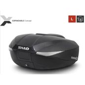 Shad SH58X Siyah Carbon Arka Motosiklet Çantası