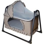Shadow Happy Baby Elit Keten Pratik Portatif Sallanır Gri Hamak Beşik