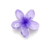 SHAKA Mor SHK2007 Lotus Çiçek Figürlü Mandal Saç Tokası