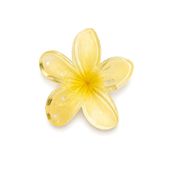 SHAKA Sarı SHK2007 Lotus Çiçek Figürlü Mandal Saç Tokası