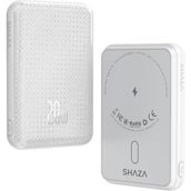 Shaza 20 Watt 5000 mAh Megsafe Hızlı Şarj Beyaz Powerbank