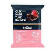 Shazel 100 gr Özel Seri Çilekli Hazır Türk Kahvesi (10 adet)