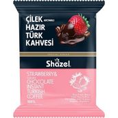 Shazel Çilekli Hazır Türk Kahvesi 100 G Türkiye Menşeli Lezzetli Aromalı Kahve - 100 gr