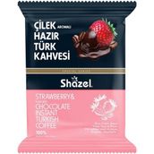 Shazel Çilekli Hazır Türk Kahvesi 100 gr x 10 Adet