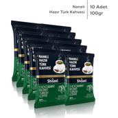 Shazel Hazır Türk Kahvesi | Naneli | 100 gr | 10 Paket