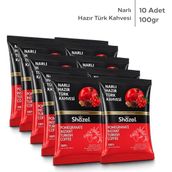 Shazel Hazır Türk Kahvesi | Narlı | 100 gr | 10 Paket
