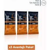 Shazel Hazır Türk Kahvesi | Sade | 100 gr | 3 Adet