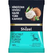 Shazel Hindistan Cevizli Hazır Türk Kahvesi 100 gr Brezilya Menşeli Aromalı Lezzet