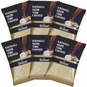 Shazel Kaymaklı Hazır Türk Kahvesi 100gr X 6 Adet - 100 gr