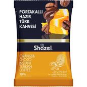 Shazel Portakallı Hazır Türk Kahvesi 100 G x 4 (Aromalı) - 100 gr