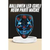 SHC4200 Işıklı LED Maske Parti Eğlence Maskesi Hallowen Neon Maske - Ebatlar