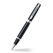 Sheaffer 93121 300 Rollerball Siyah Parlak Lake Kaplama Kapak Dolma Kalem