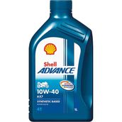 Shell Advance Ax7 4T 10W-40 Apı Sm Sentetik Teknoloji Motosiklet Motor Yağı (1L)