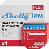 Shelly Plus 1pm Tek Kanal Enerji Ölçer Akıllı Röle